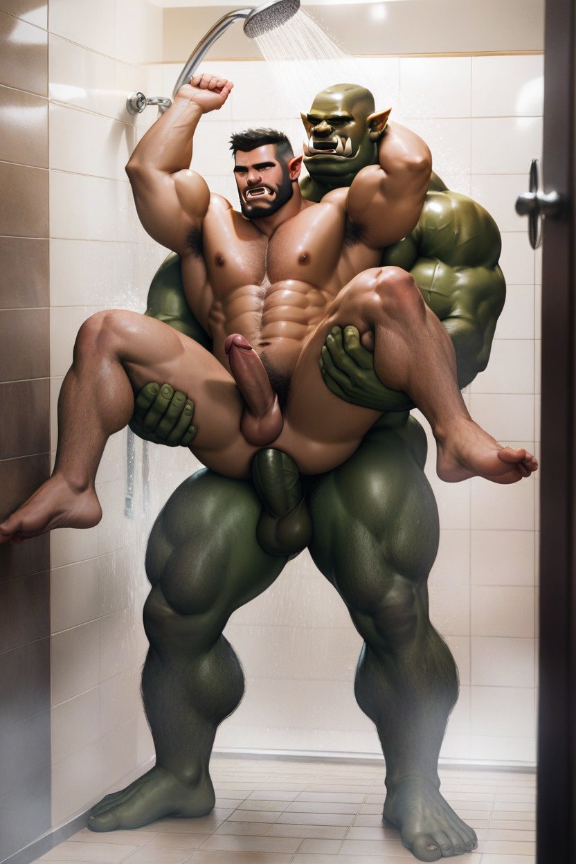Thick, Full Body, 18+ AI Gay Porn