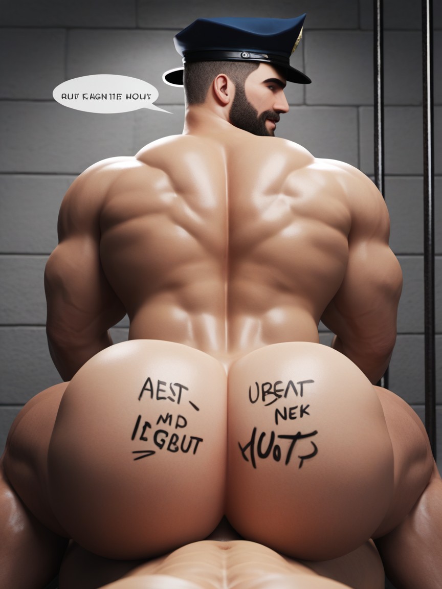 Gay Sex, Top Is Restrained, Bottom In Control AI Gay Porn