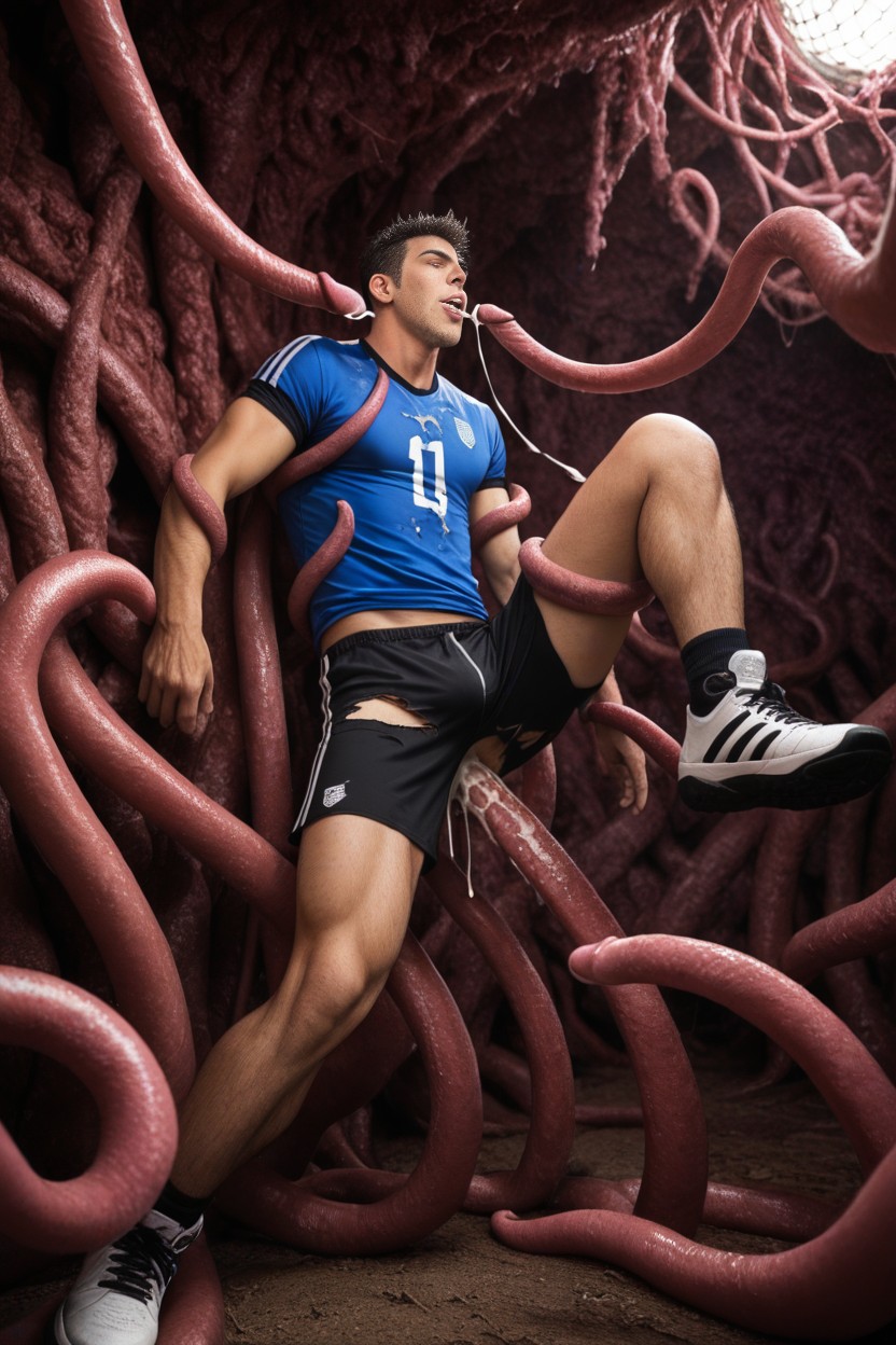 Tentacle, Cum On Chest, Cum On Arms AI Gay Porn