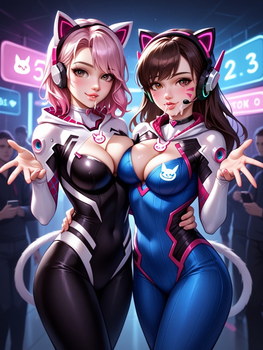 Rear View, Perky Breasts, Uwu Hentai AI Porn