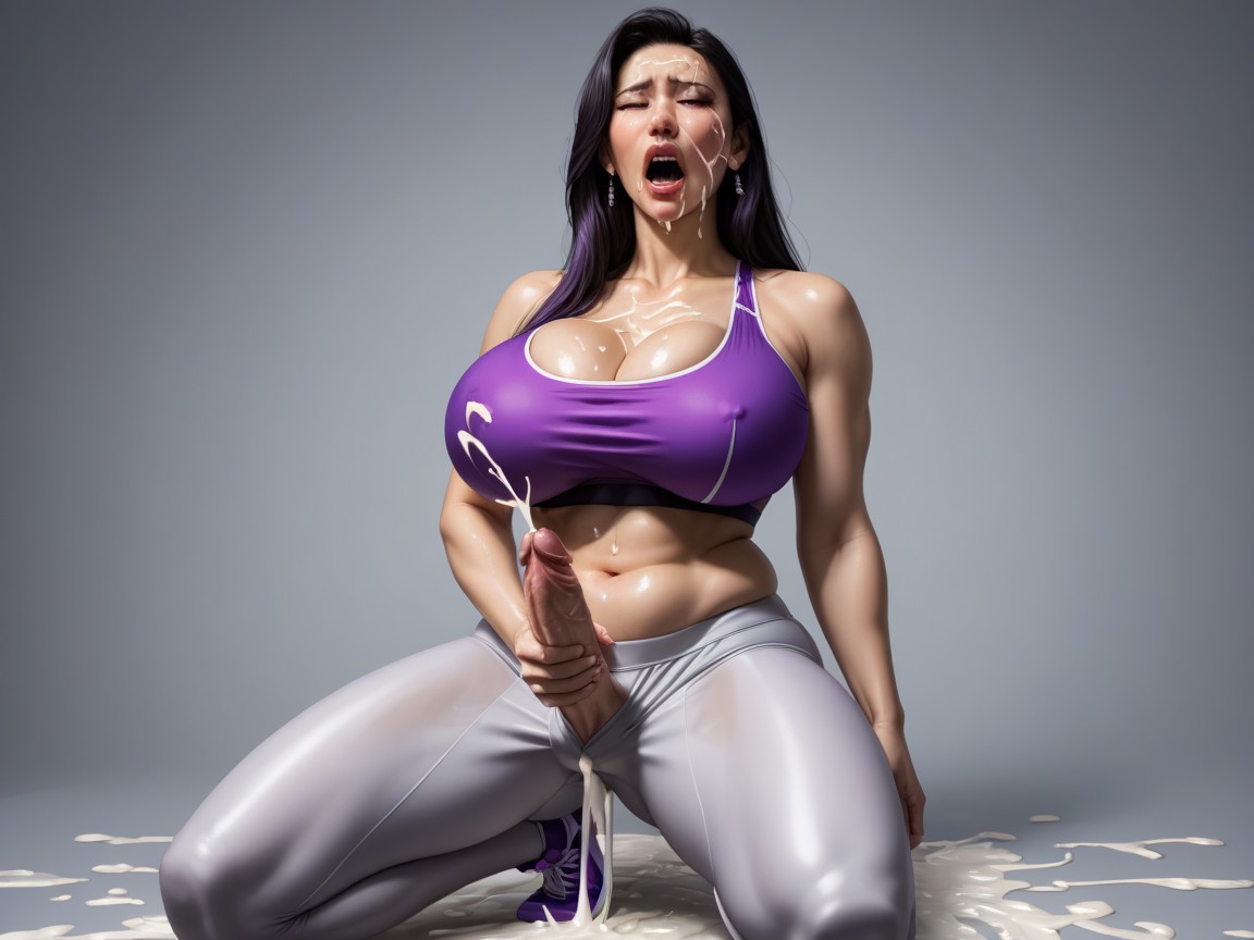 Cum Everywhere, Covered In Cum, Bbw AI Porn
