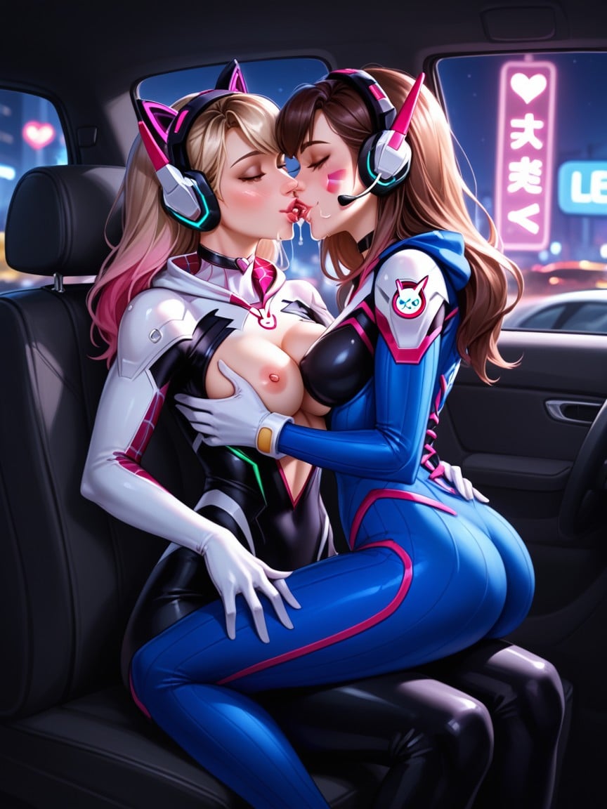 Very Detailed, Kissing, Butt Plug Tail Hentai AI Porn