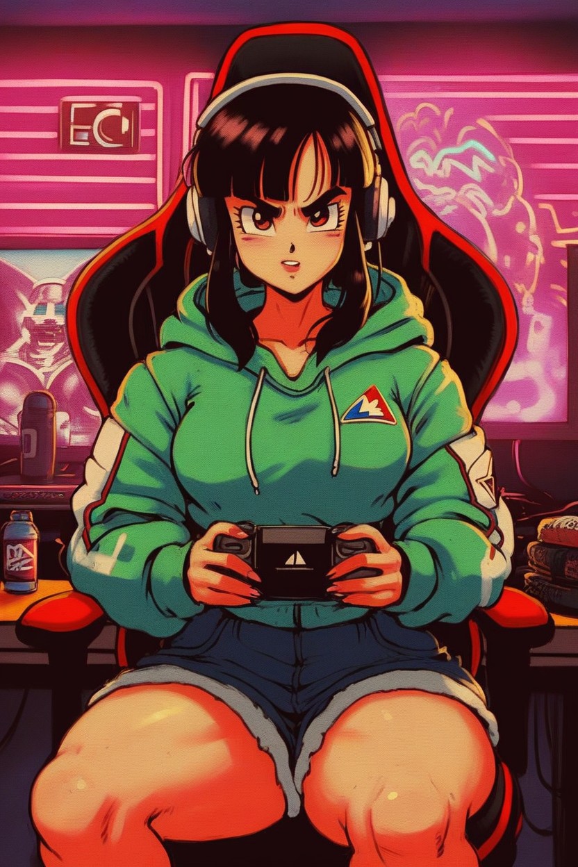 Long Eyelashes, Highly Detailed, Thick Thighs AI Porn