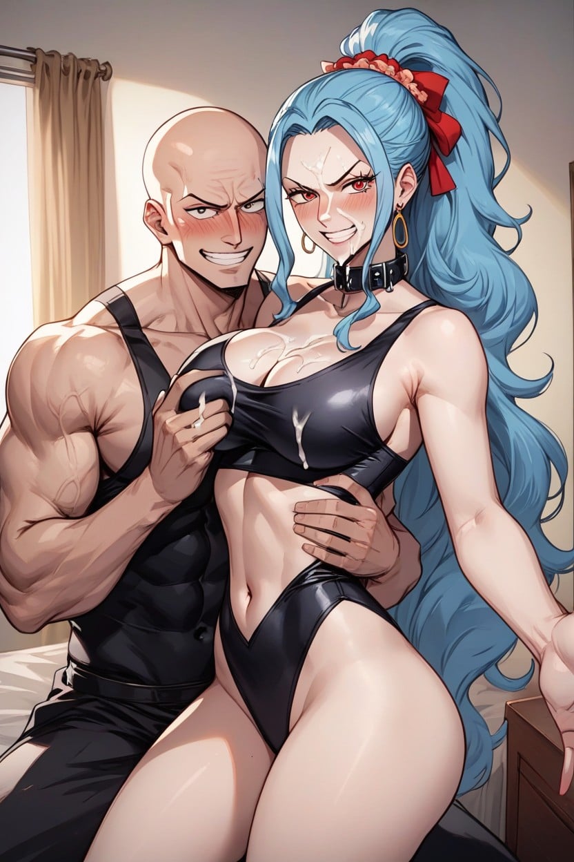 Rounded Breasts, Only One Man And One Woman, Bedroom Hentai AI Porn