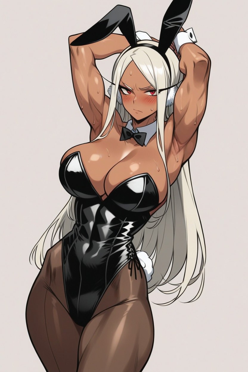 Cleavage, Bunny Ears, Anime Style Hentai AI Porn