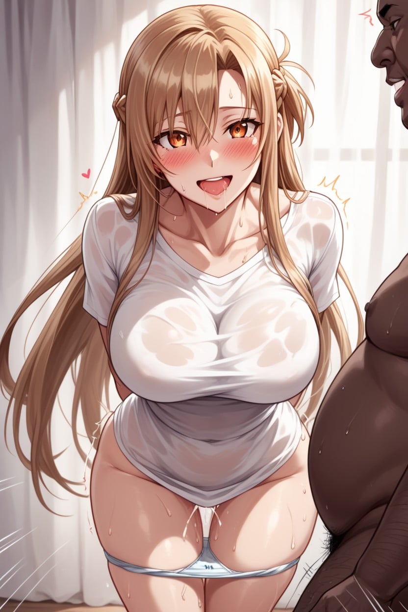 Waist, Bending Over, Interracial Hentai AI Porn