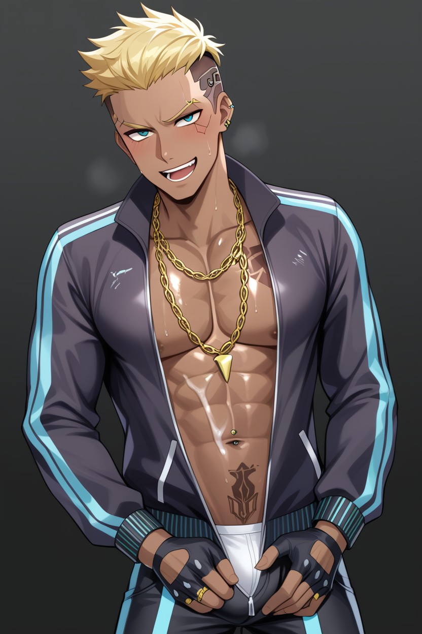 Cocky, Smirk, Angry AI Gay Porn