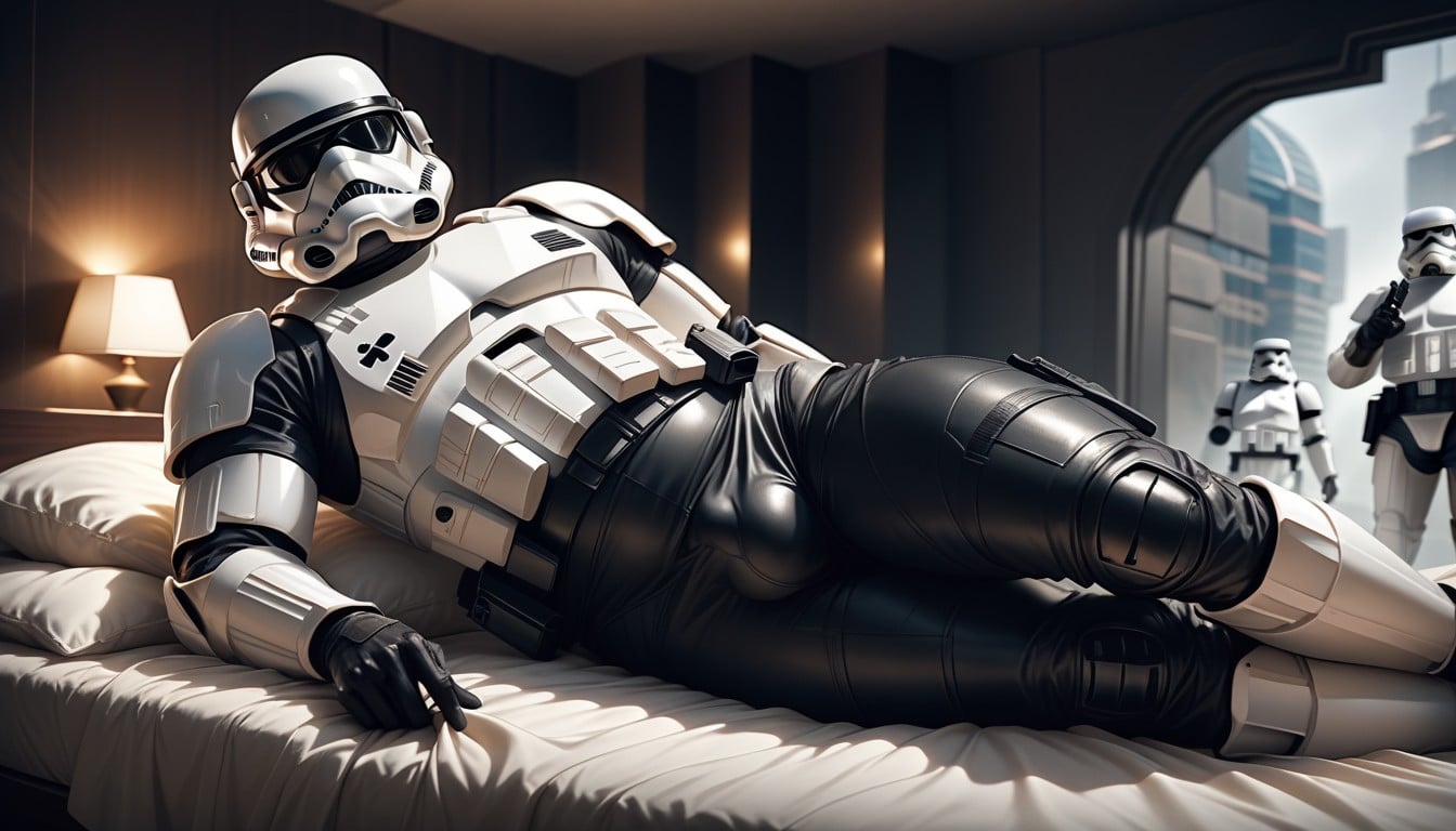 18+, Bed, Thick Thighs AI Gay Porn