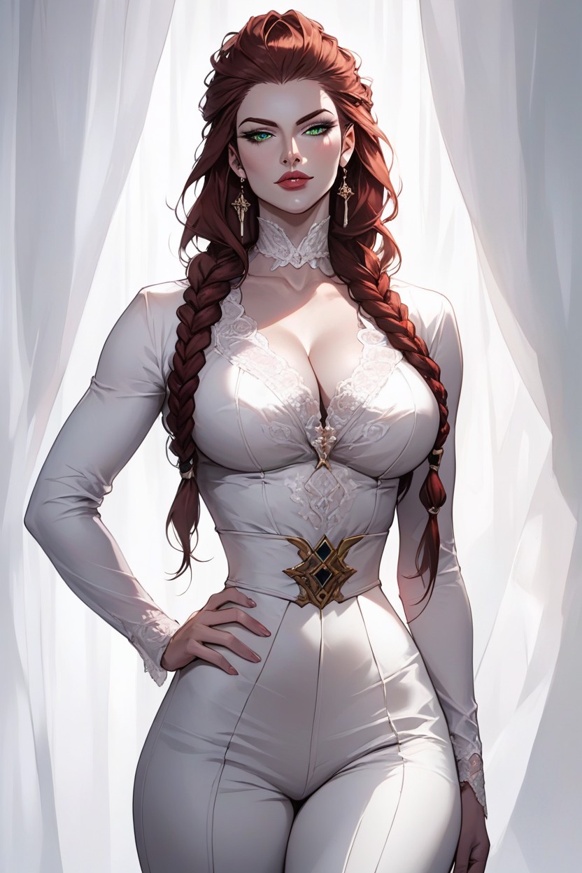 Green Eyes, Soft Lighting, Big Hips Hentai KI Porno