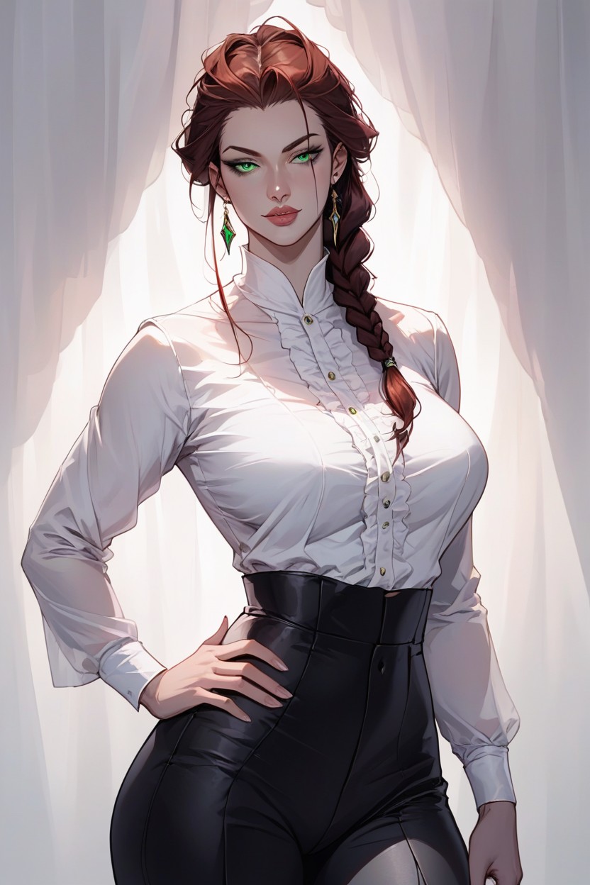 Realistic Style, Soft Lighting, Slicked Hentai AI Porn