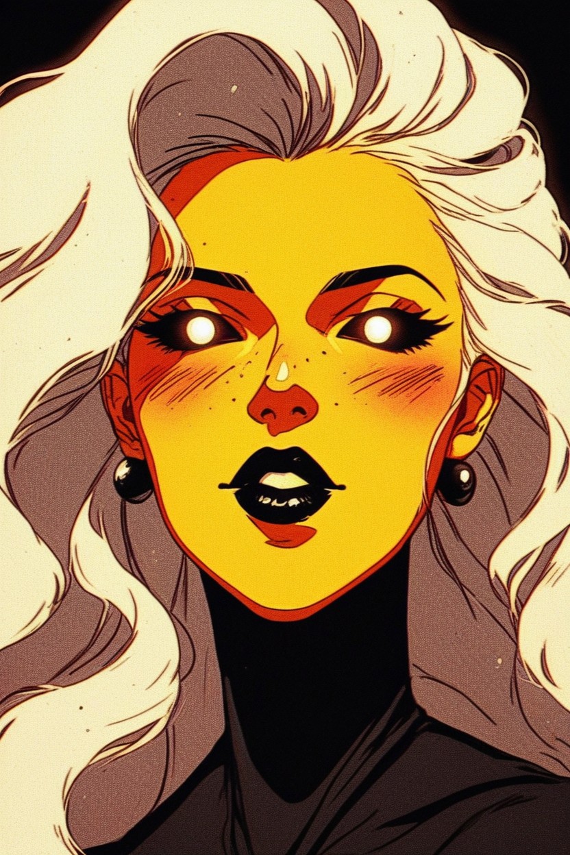 Black Background, Beautiful Face, 18+ Hentai IA
