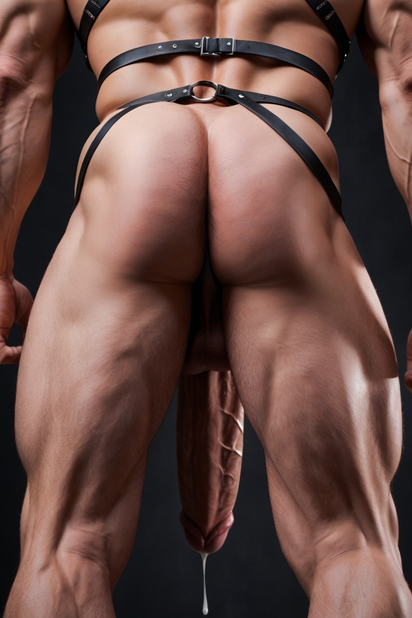 Close Up, Neutral Background, Very Defined Muscles AI Gay Porn