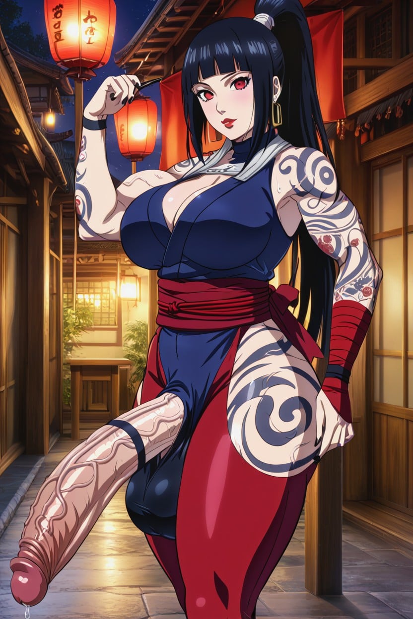 Traje, Thicc Muscle Milf, Tramp Stamp Hentai IA