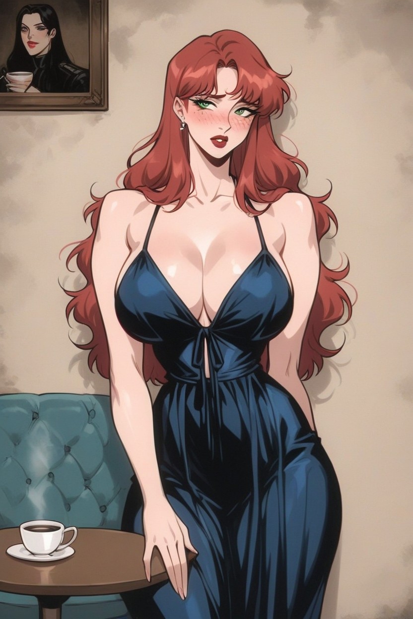 Shy, Milf, Waist Shot Hentai AI Porn