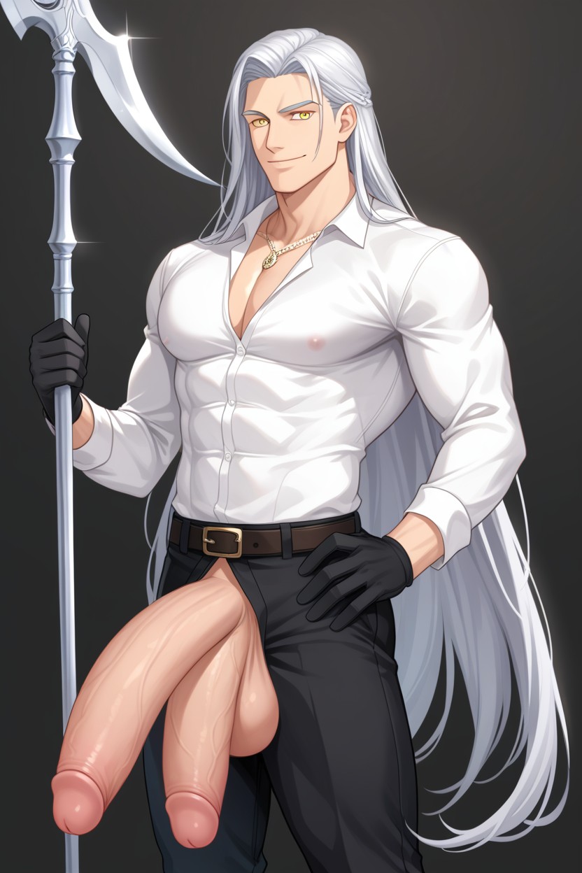 Multipenis, Penis Down To Shin, Gloves AI Gay Porn