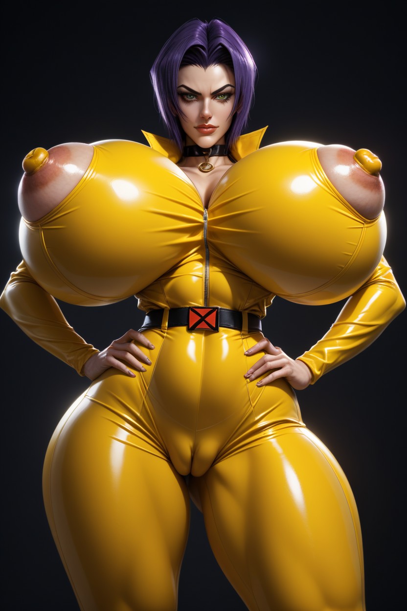 Collar, Smug Expression, Standing AI Porn