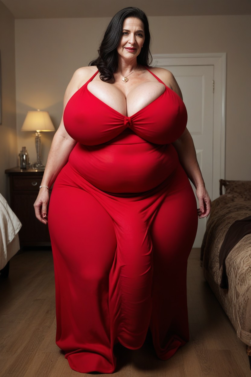 Black Hair, 60+, Beautiful AI Porn