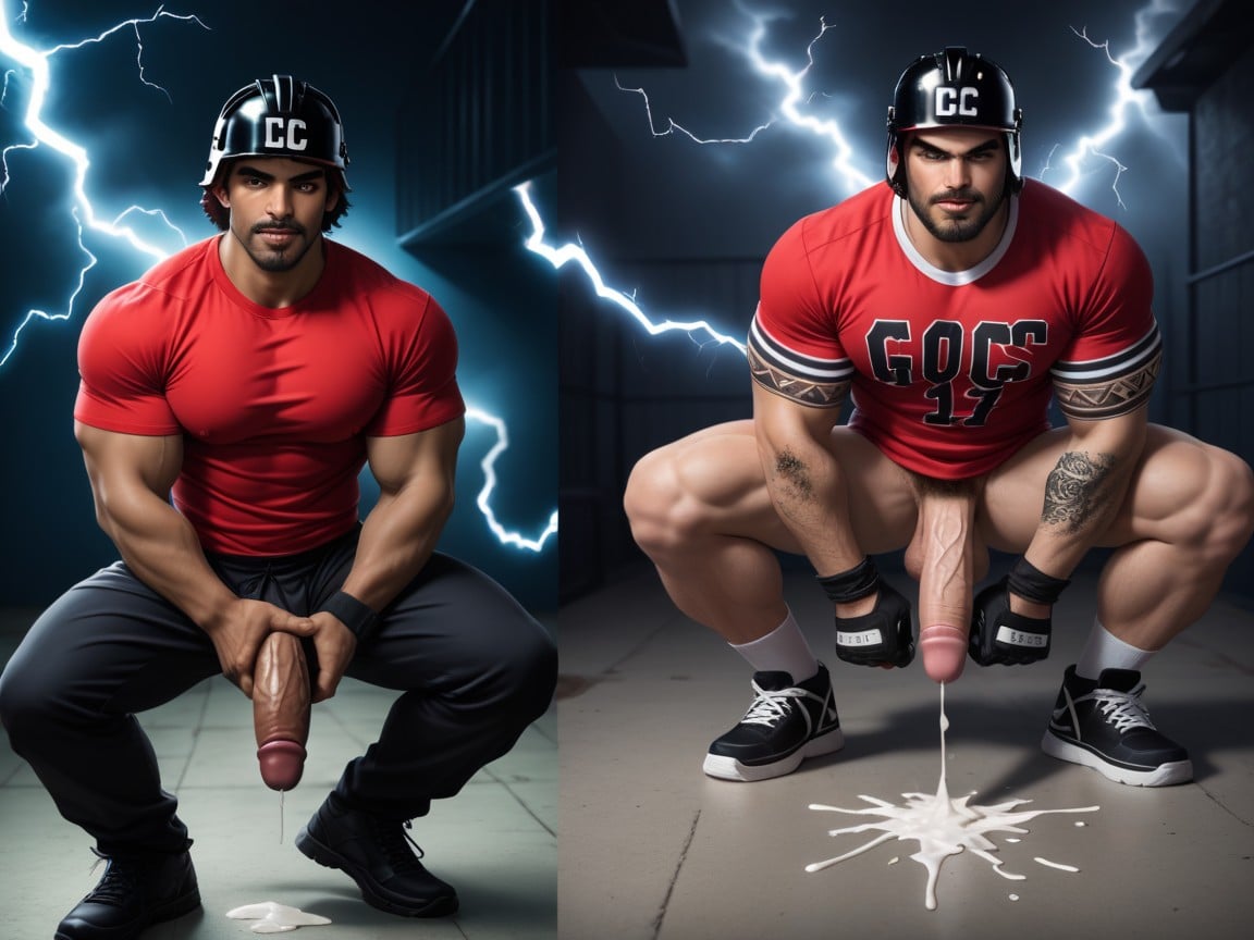 Simple Background, Gods Of Thunder, 18+ AI Gay Porn
