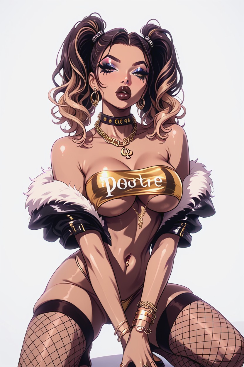 Underboob, Standing Up, Model AI Porn