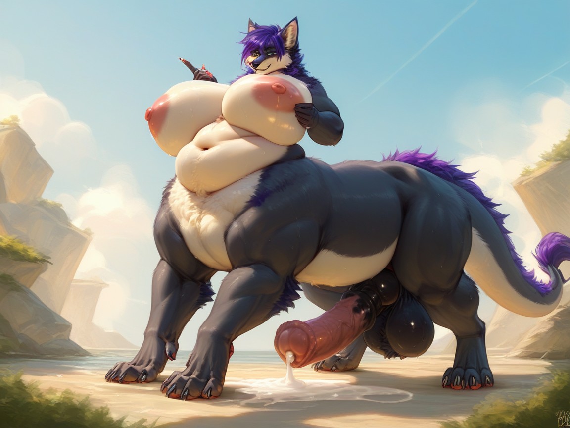 Thick Fur, Clothing, Four Toes Furry AI Porn