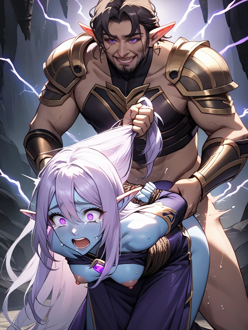 Wide Eyes, Rough Sex, Electricity In Eyes Hentai AI Porn