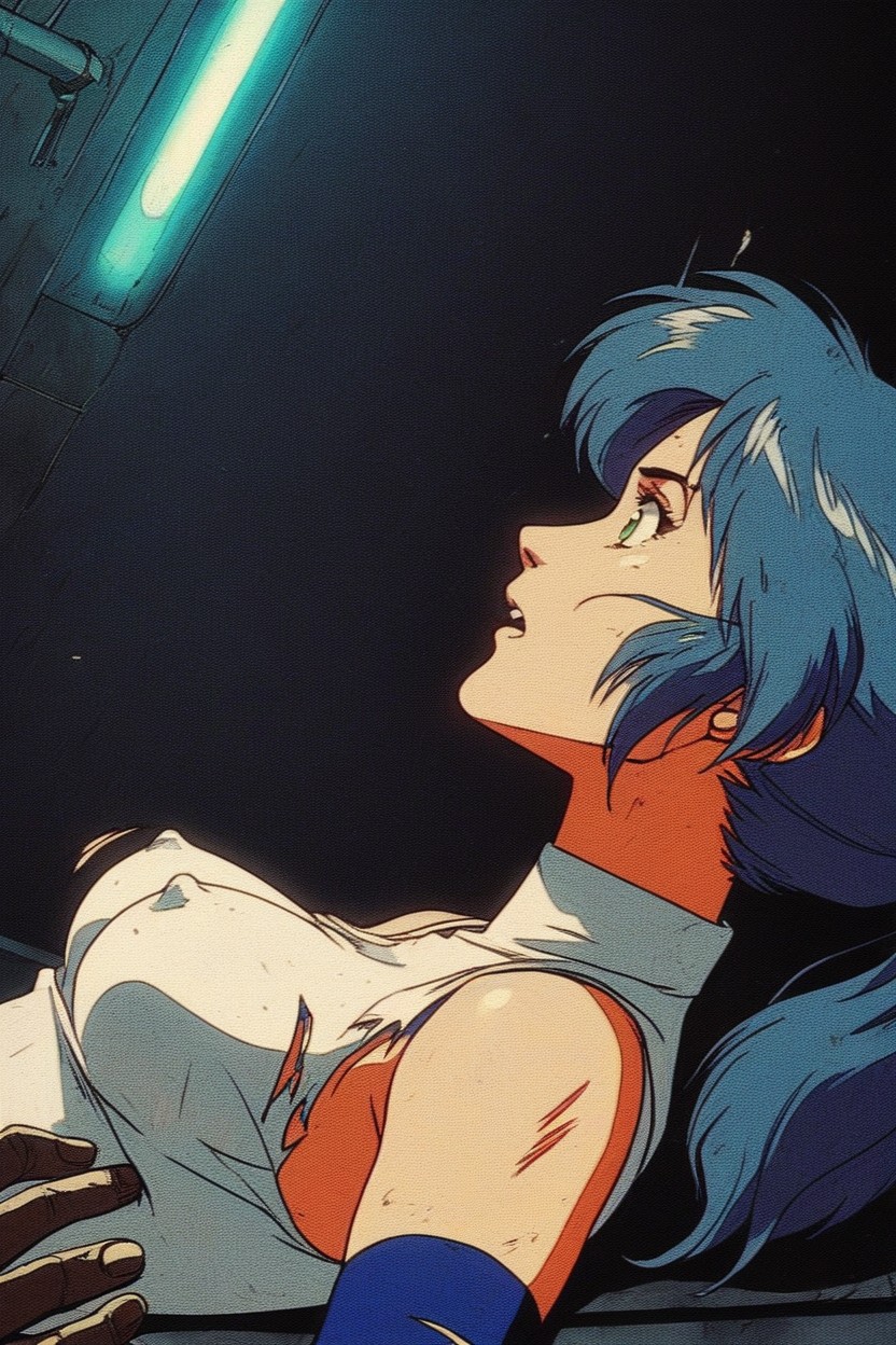 Woman Laying On Back, Medium Breast, Anatomically Correct AI Porn
