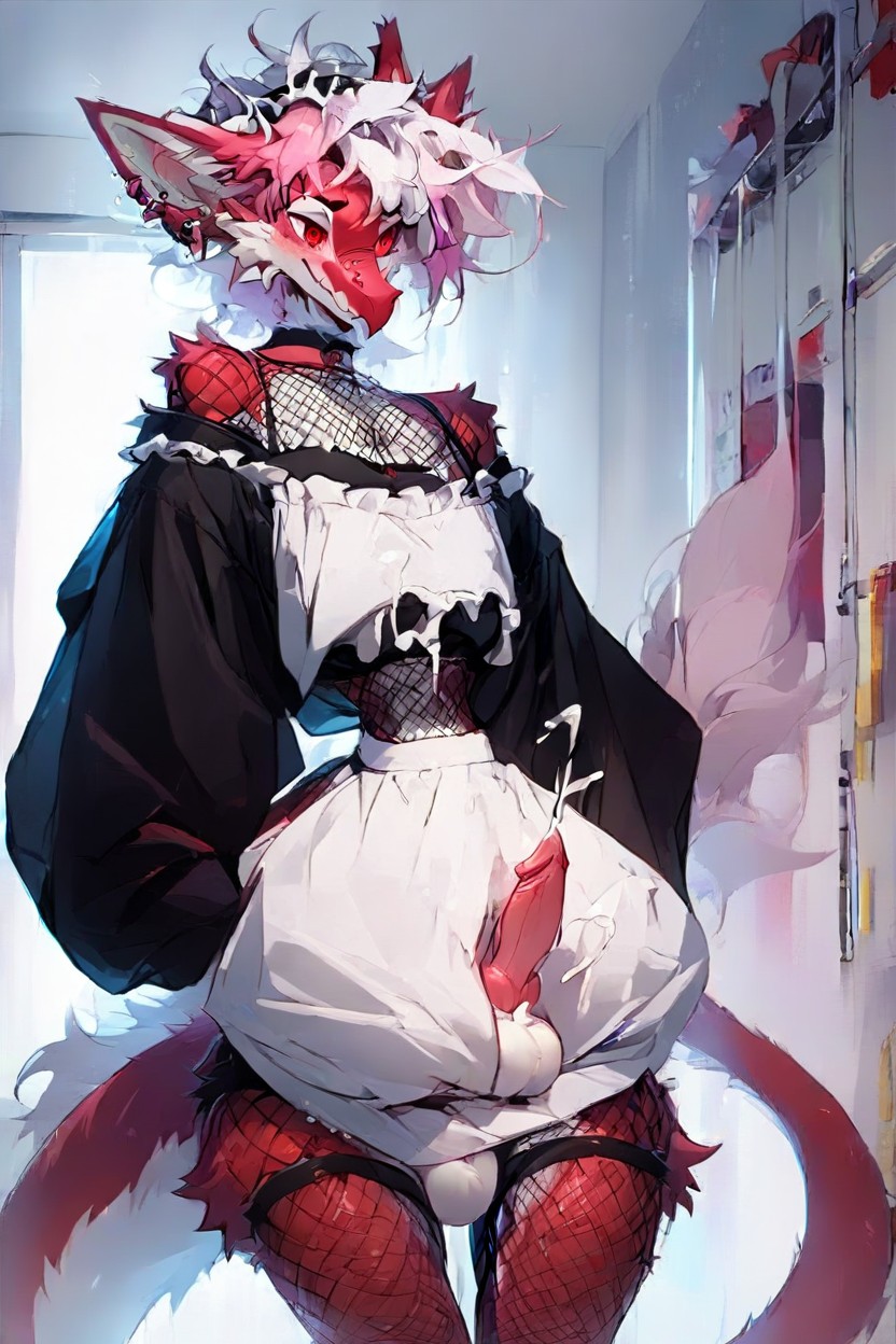 Anal Cum, Cumshot, Gamer Room Furry AI Porn