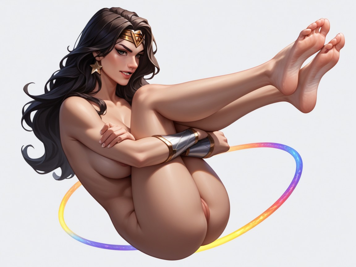 Vibrant Skin Tone, Toes Pointed, Soft Shadow AI Porn