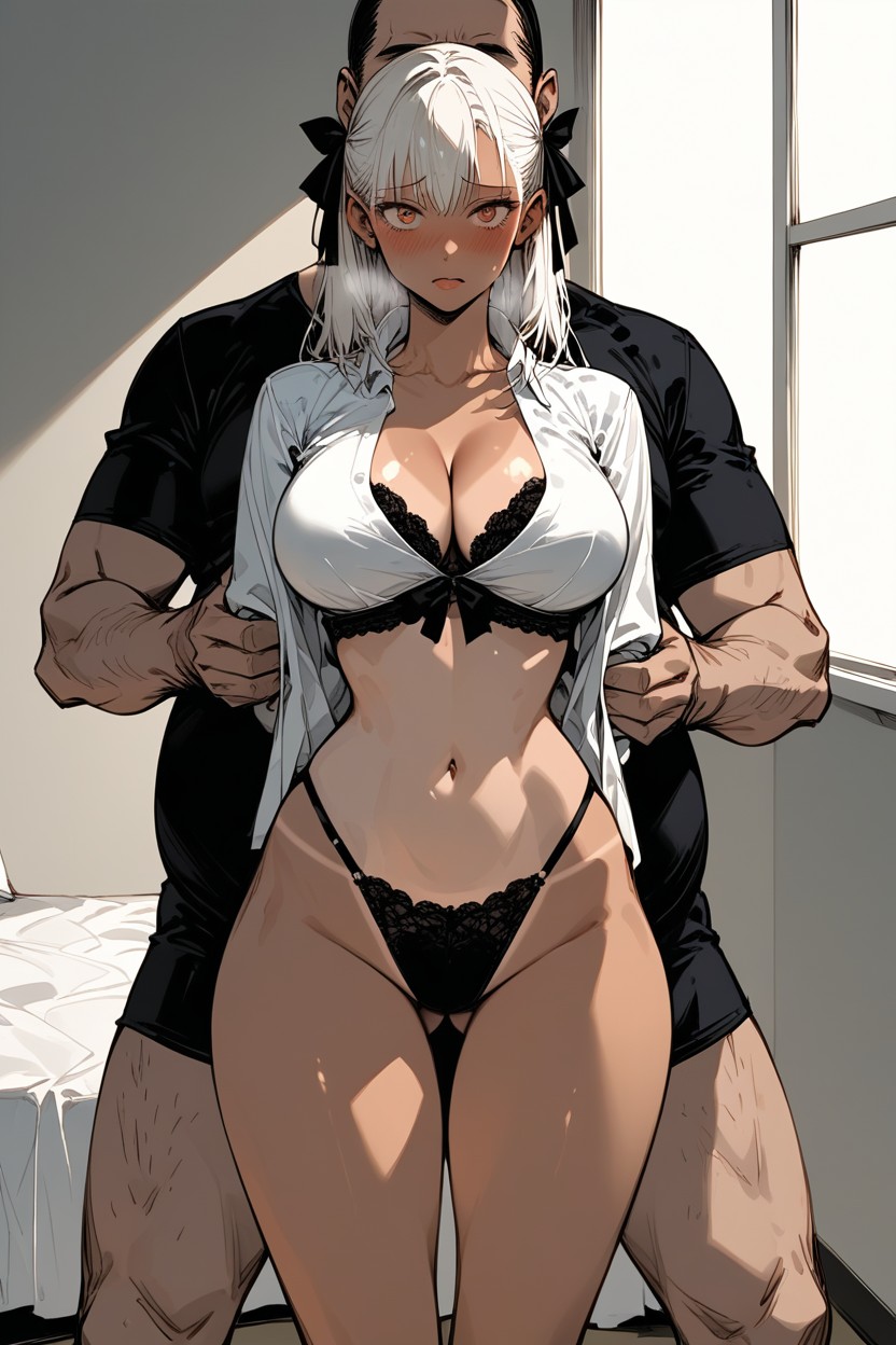 Snatched Waist, Front View, Hourglass Figure Hentai AI Porn