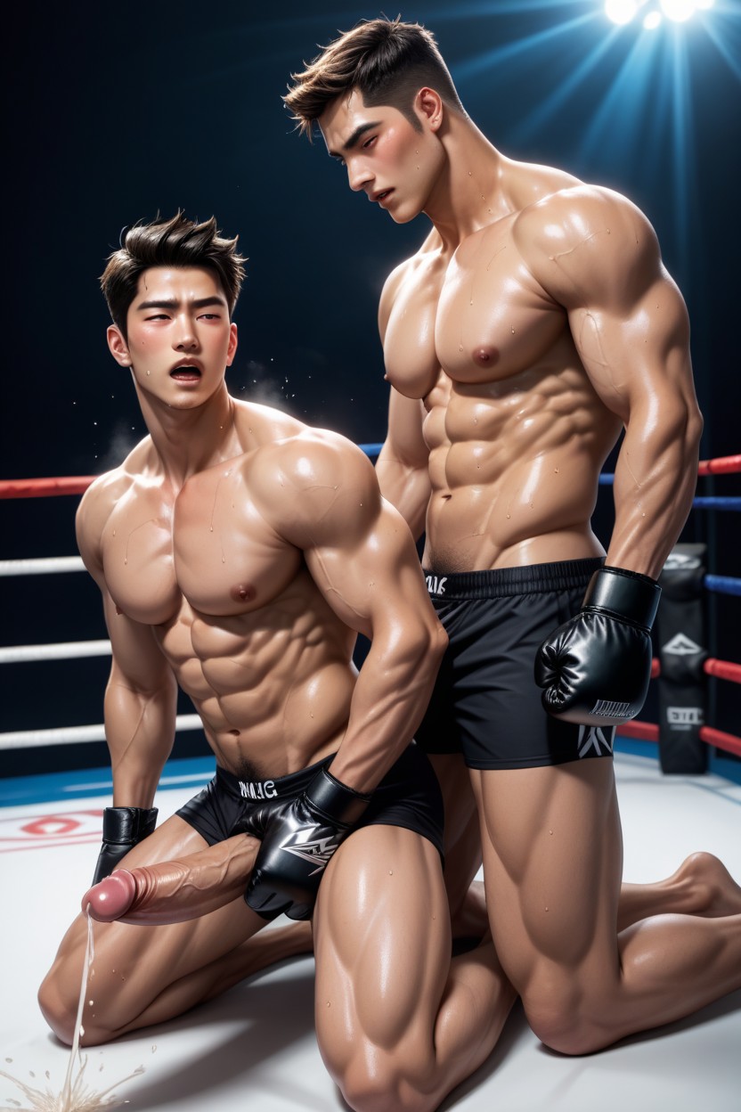 Abs, Fit, Fucking From Behind AI Gay Porn