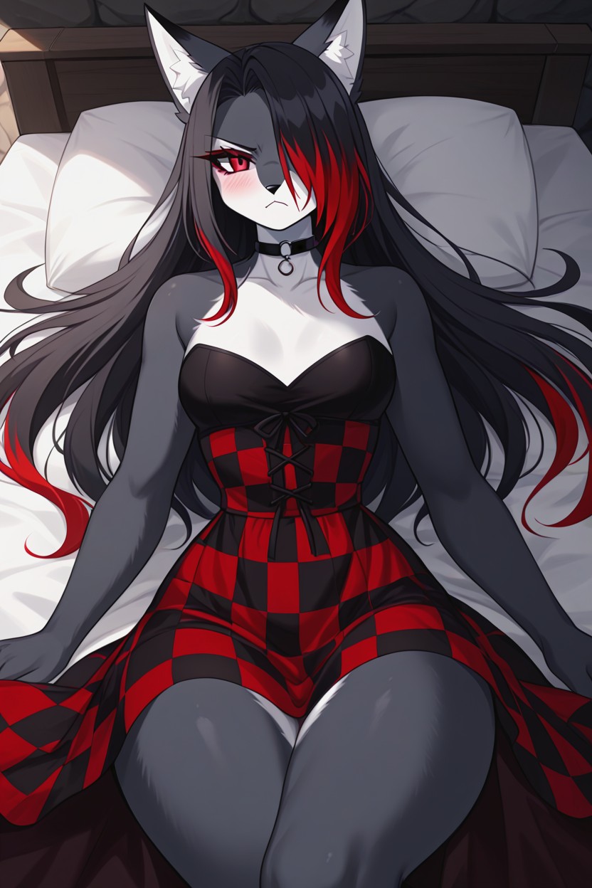 Backlit, Embarrassed , Dungeon Furry AI Porn