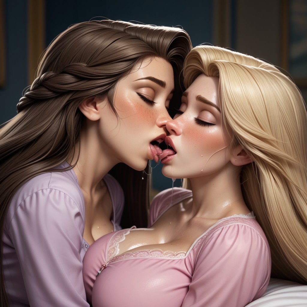 Slutty, Holding Her Tight, 20+ AI Porn