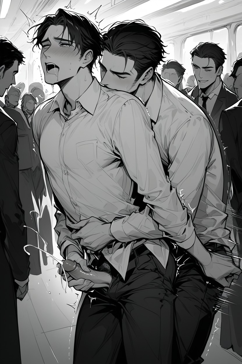 Trembling, Mind Breaking, Precum Leaking AI Gay Porn