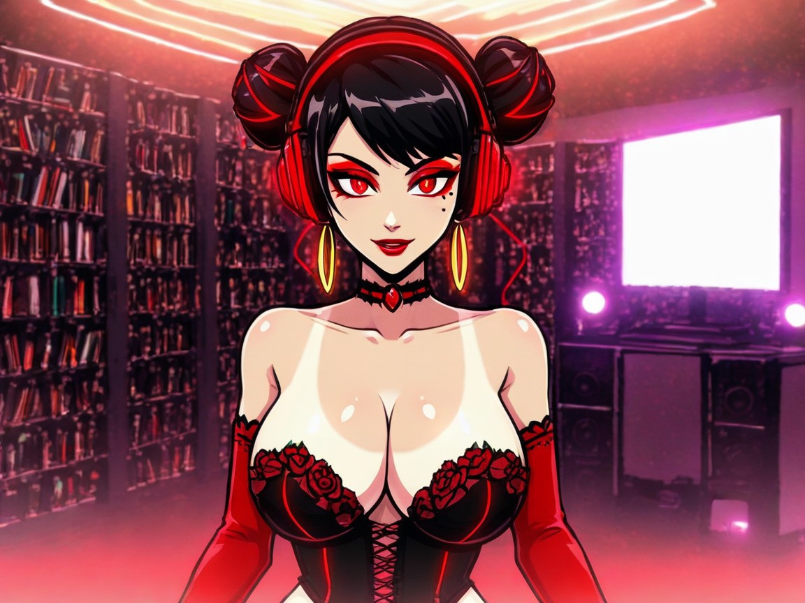 Speakers In Background, 1 Persona, Large Perky Breasts Porno latina IA
