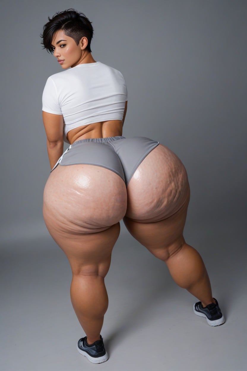 Tomboy, Massive Ass, Visible Ass AI Porn