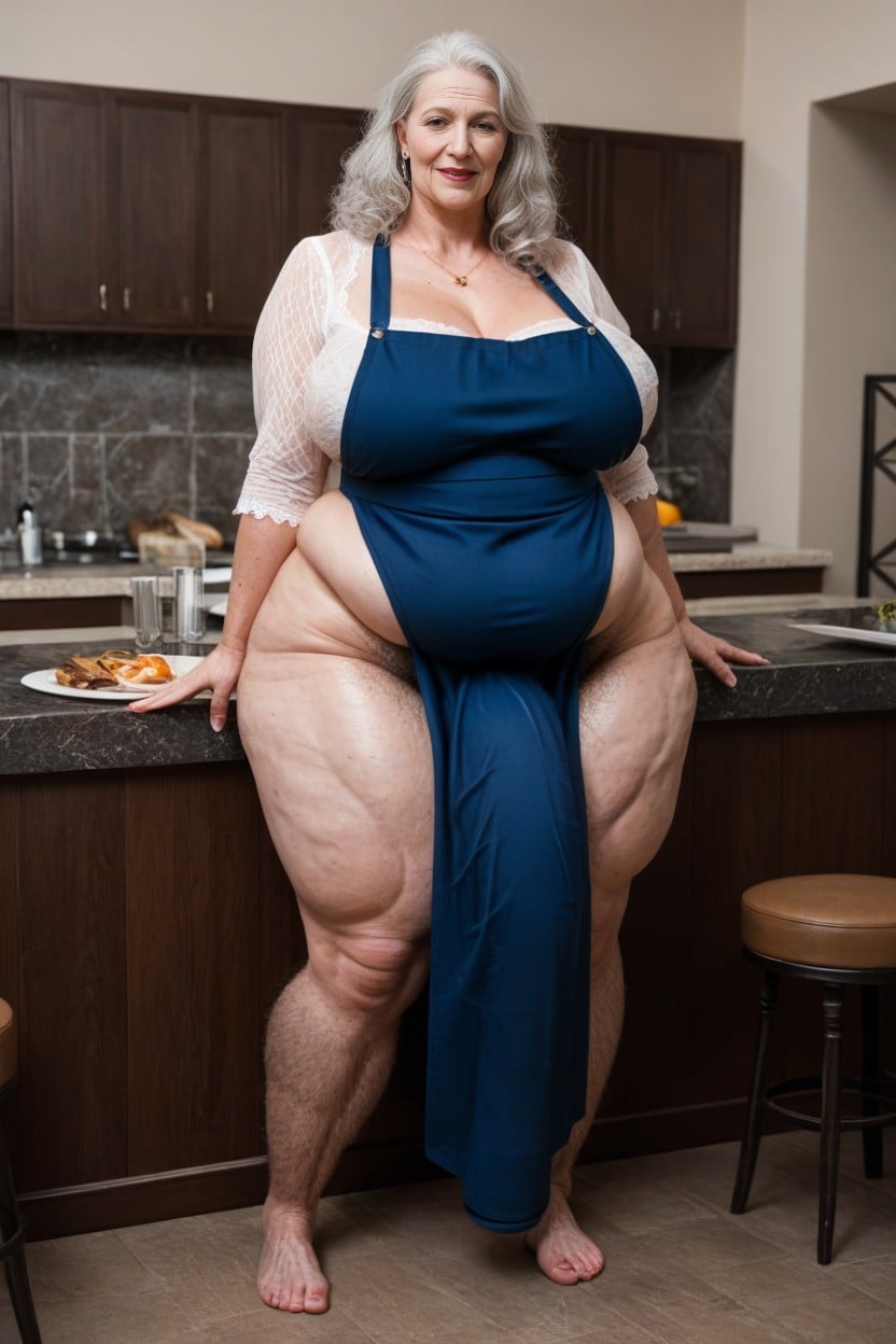 Collard Shirt, Profuse Sweating Sweaty Body Obese, Standing AI Porn