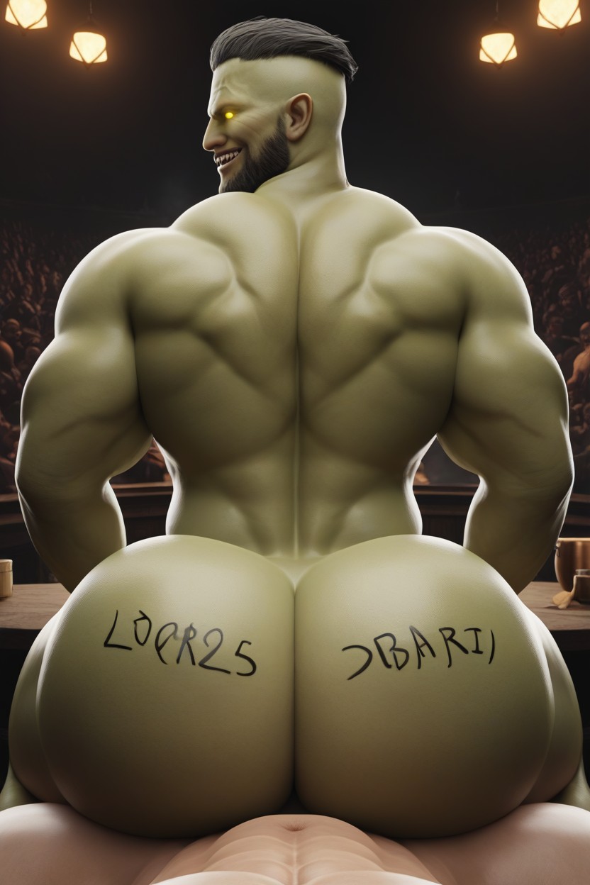 Horns, Scary, His Ravenous Rectum AI Gay Porn