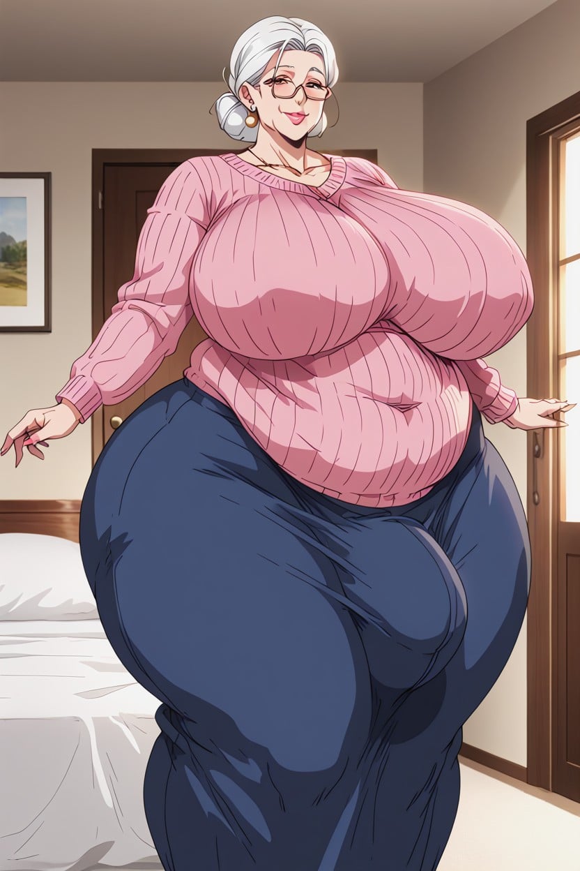 Bulge, Futanari, Extremely Large Ass AI Porn