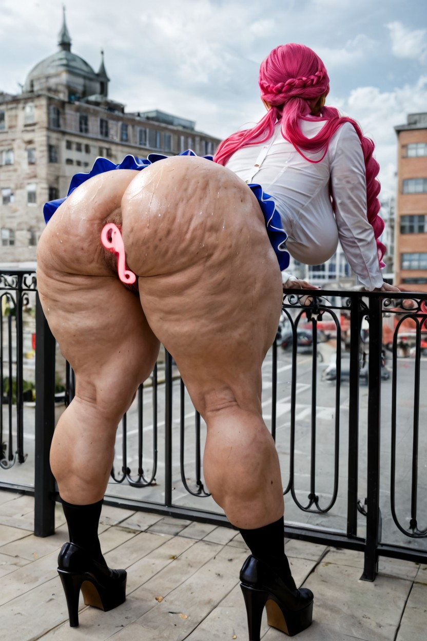 Bending Over Anal, Perona From One Piece Outfit, Standing AI Porn