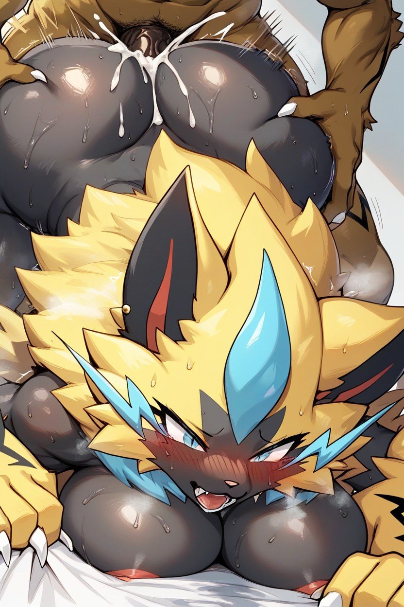 Female Zeraora, Sex, Round Ass Furry IA
