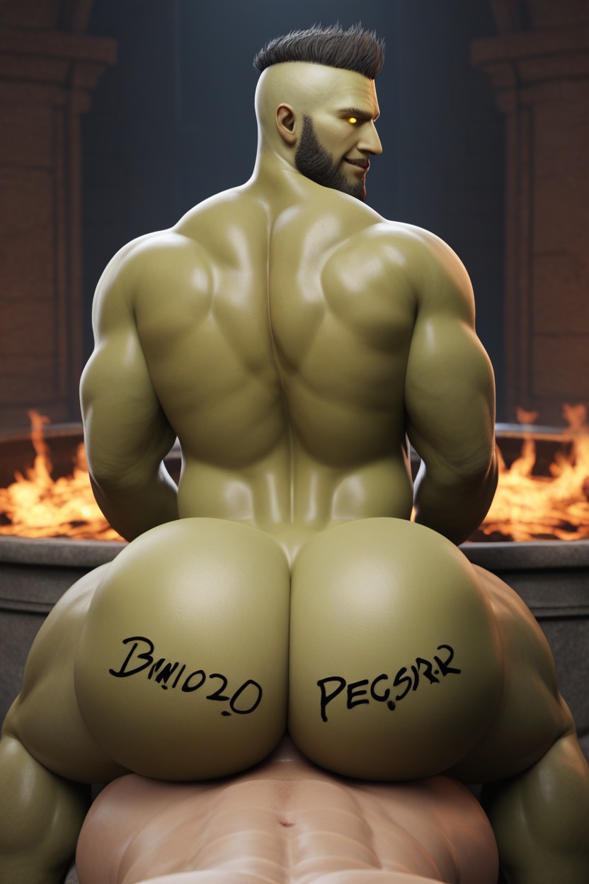Masculine, Riding, Muscular AI Gay Porn