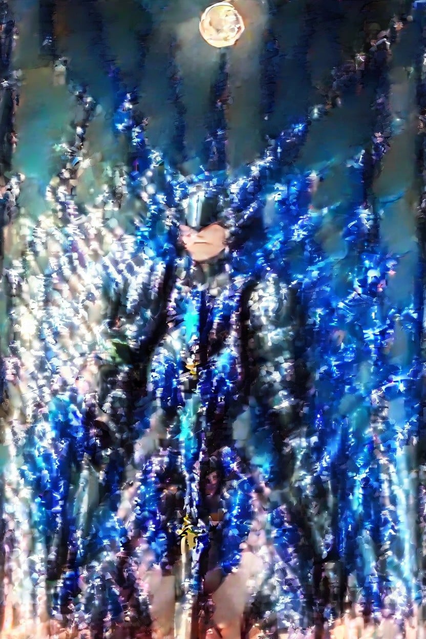 Motto Haramase Honoo No Oppai Isekai Chou Ero Succubus Gakuen, Silver Faulds With Dark Blue Tasses, Large Breast Hentai AI Porn