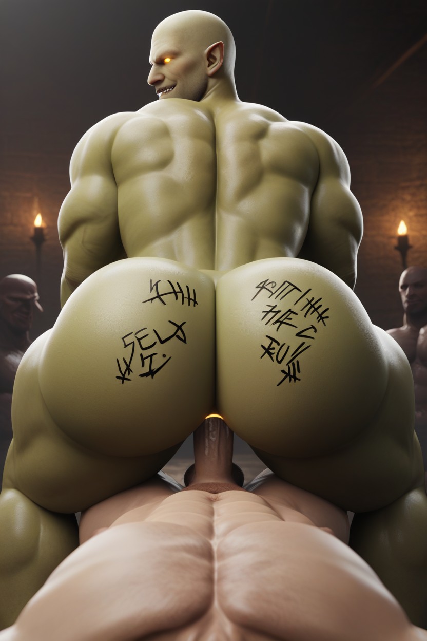 His Colon Cauldron, Dialogue, Extremely Large Ass AI Gay Porn