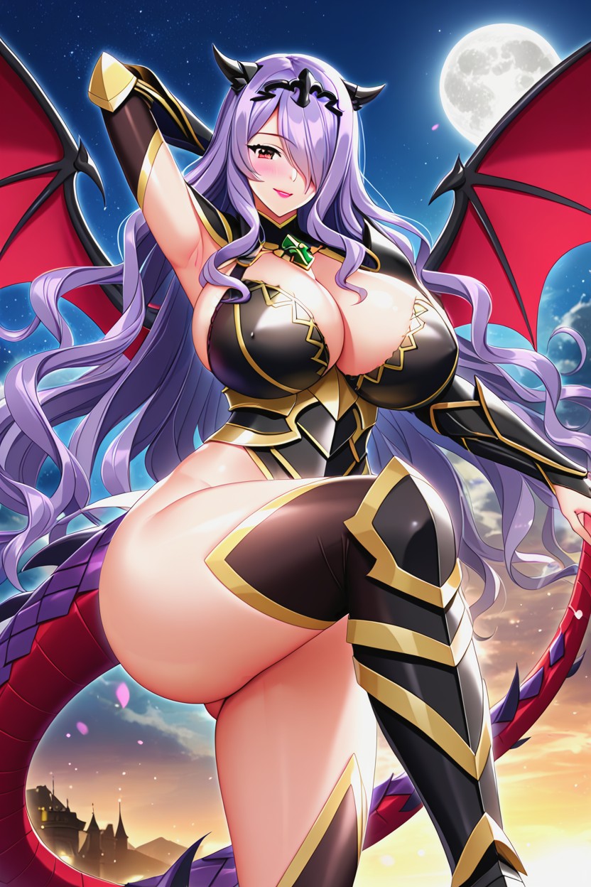 Hyper Breasts, Wide Hips, Corrin Camilla Corrin Hentai AI Porn