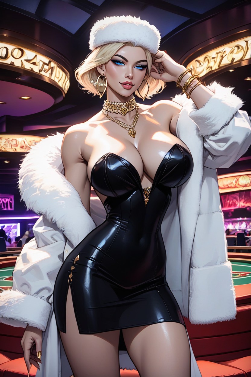Mischievous, Erotic Face, Horny Pose AI Porn