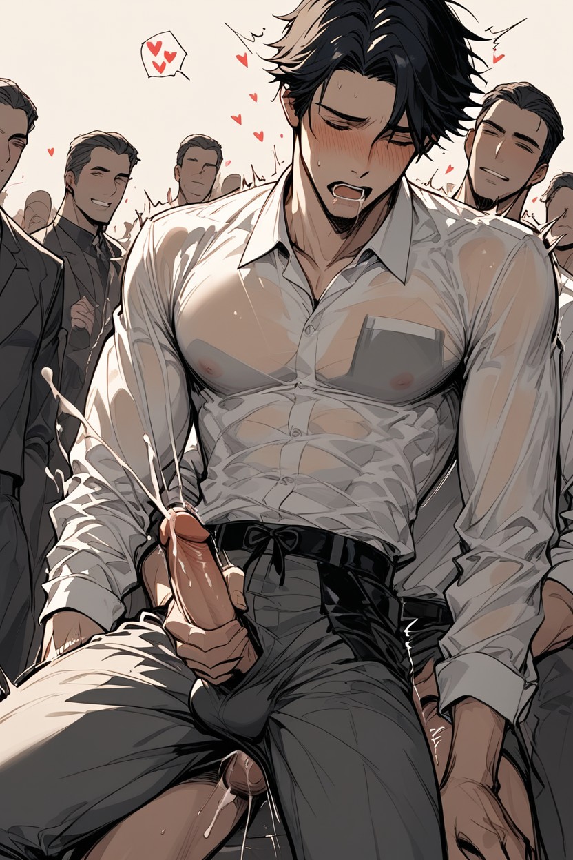 Drooling, Overwhelming Pleasure, Drooling Cum AI Gay Porn