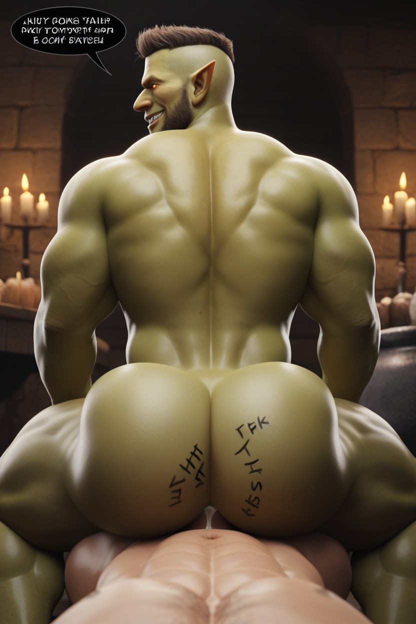 Riding, His Colon Cauldron, Power Bottom AI Gay Porn