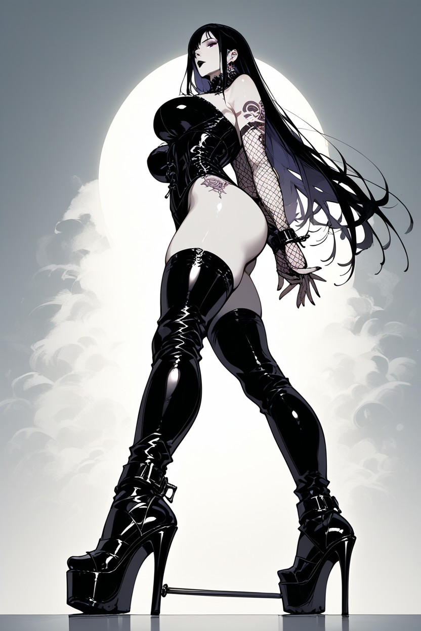 Bottom Up, Dark Fantasy Aesthetic, Ambient Fog Hentai AI Porn