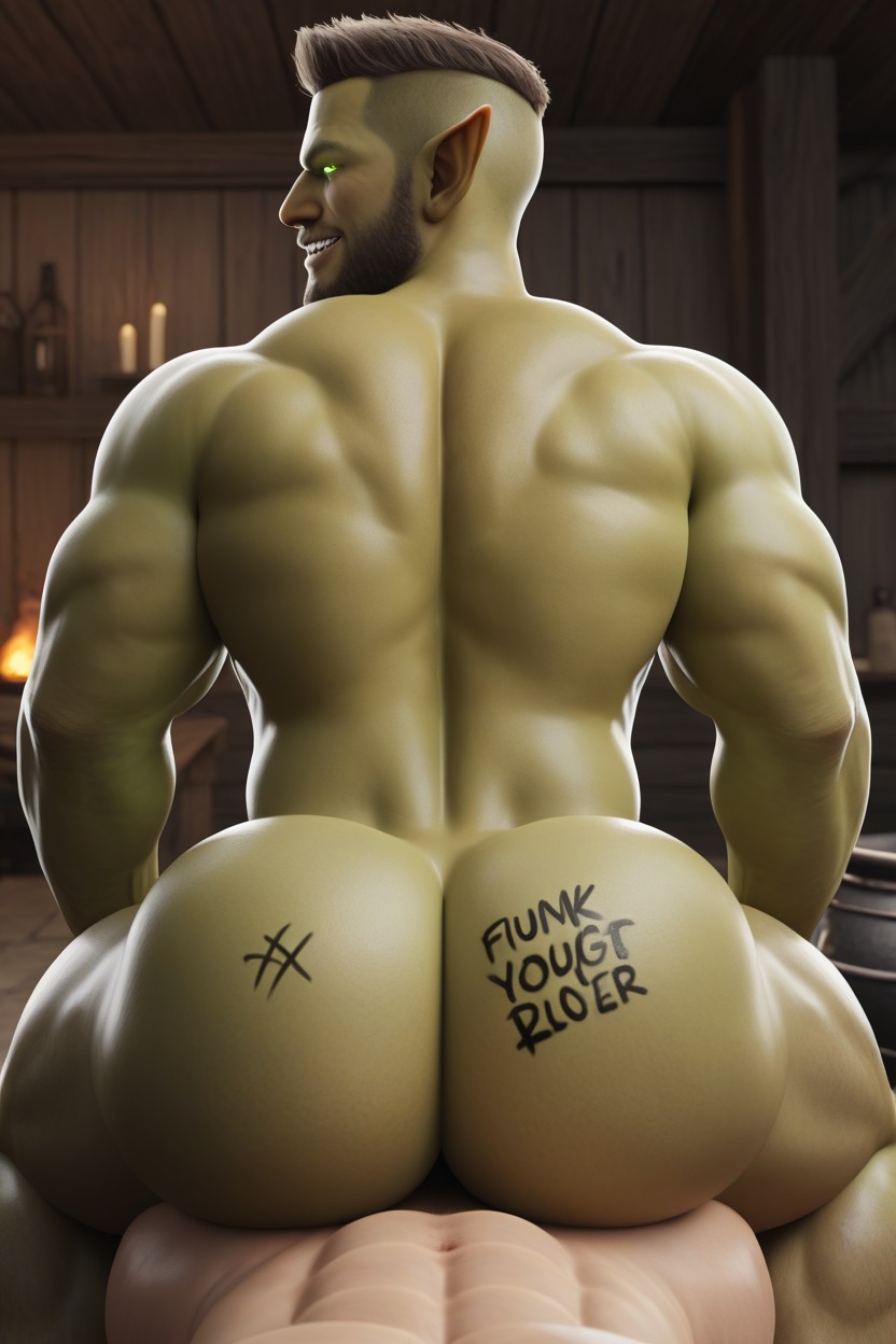 Bottom Is Powerful, Dicks Are Milked By Each Part Inside Bottoms Hole In An Order, His Colon Cauldron Always Kills If Top Survives The Other Parts AI Gay Porn