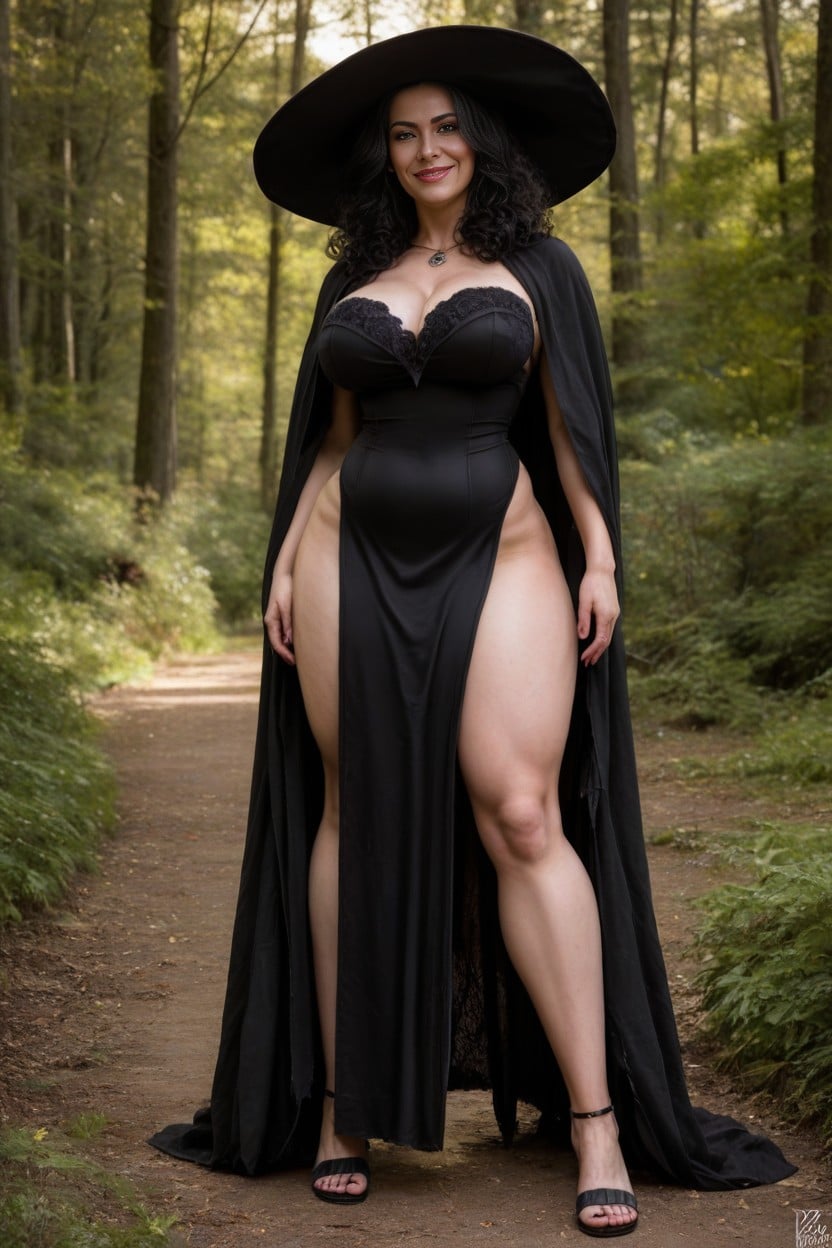 Full Body, Smirk, Large Cheeks AI Porn